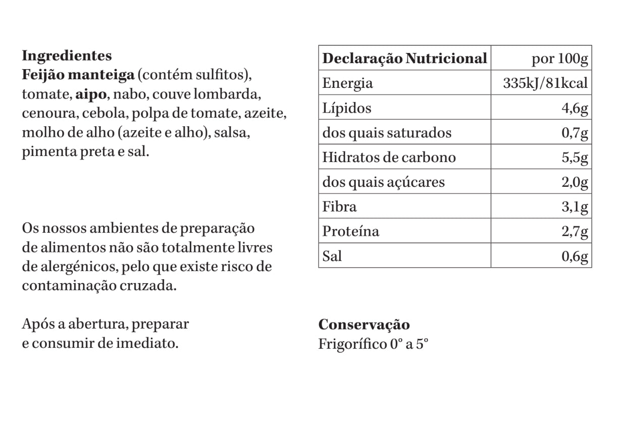 (vegan) Feijoada de Legumes | refrigerado | 1 pax