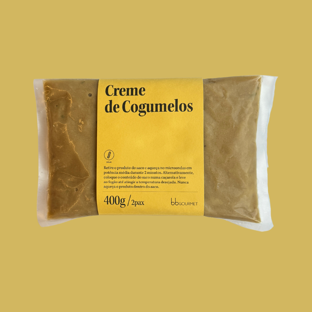 (vegan) Creme de Cogumelos | refrigerado | 1-2 pax
