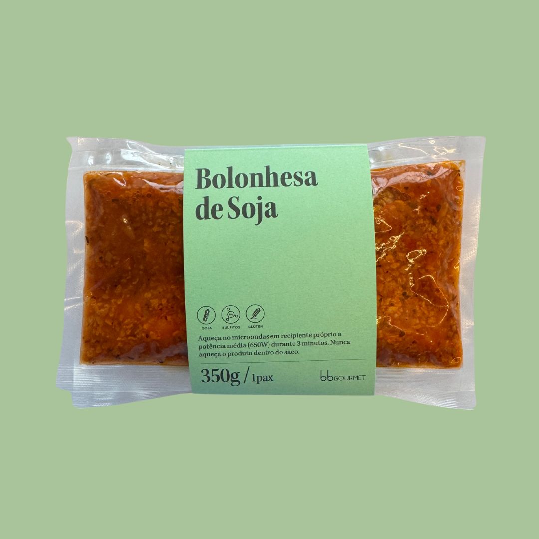 (vegan) Massa Bolonhesa Soja |  refrigerado | 1 pax